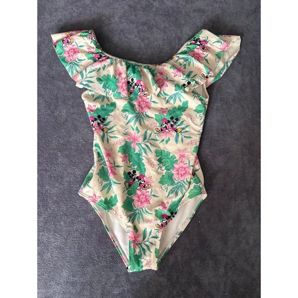 Janie and Jack x Disney girls size 8 Mickey and Minnie swim bathing suit